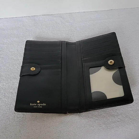 Kate Spade New York gold shimmer long wallet - Picture 10 of 16